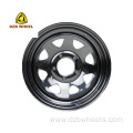 4WD Offroad Wheels 16x7 Steelie Wheels Spoke Design